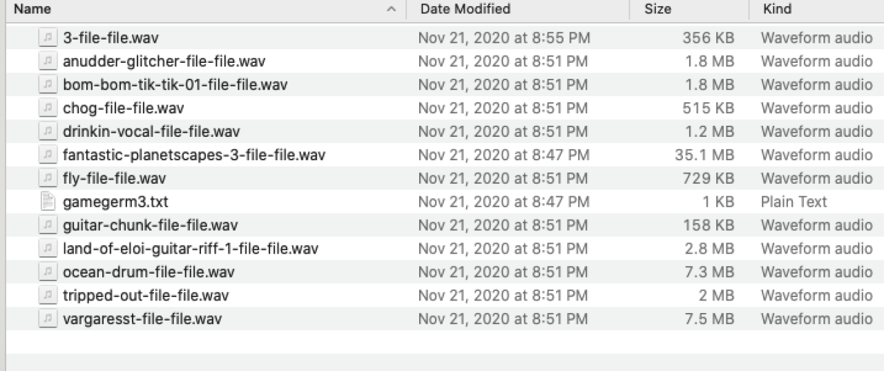 Create a Project Folder